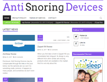 Tablet Screenshot of anti-snoring-devices.net